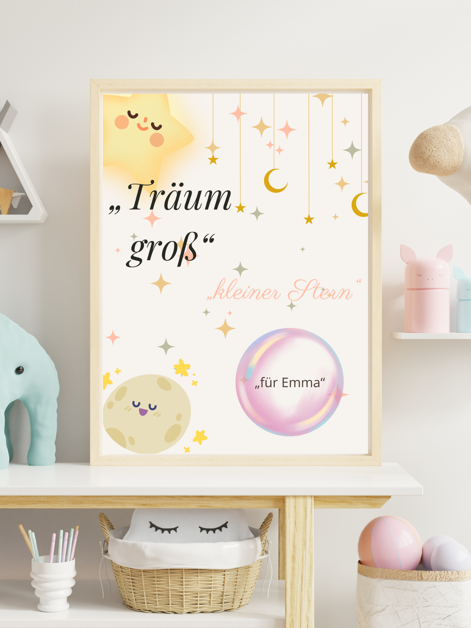 Träum groß, kleiner Stern Poster|Digitaler Download|