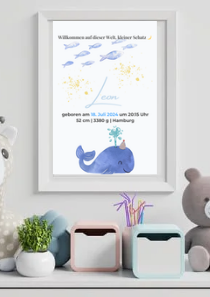 Geburtsdaten Poster